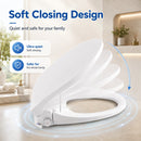 Smart Bidet Toilet Seat with Side Knob Adjustable Heated Seat