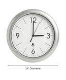 Chicago Lighthouse Designer Quartz Wall Clock – Modern 14” Minimalist Wall Clock