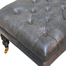 Buffalo - Ottoman With Castor Legs by HouseOfZazla