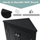 Triangle Bathroom Storage Cabinet With Adjustable Shelves, Freestanding Floor Cabinet For Home Kitchen by HouseOfZazla