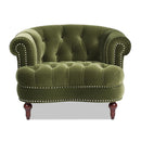La Rosa - Victorian Tufted Upholstered Accent Chair by HouseOfZazla
