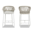 Maiden - Patio Counter Stool Sunproof Olefin (Set of 2) by HouseOfZazla