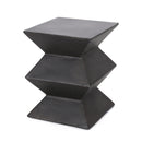 Outdoor Lightweight Concrete Side Table by HouseOfZazla