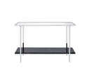 Angwin - Mirrored Faux Marble Console Table - Multi by HouseOfZazla