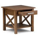 Kitchener - End Table - Medium Saddle Brown by HouseOfZazla