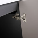 Contemporary Freestanding Bathroom Vanity With Resin Sink & Soft-Close Cabinet Doors by HouseOfZazla