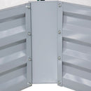 4' x 3' Galvanized Raised Garden Bed with Mini PVC Greenhouse Cover, Outdoor Metal Planter Box with 2 Roll-Up Windows for Growing Flowers, Fruits, Vegetables and Herbs, Clear