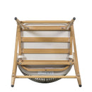 Outdoor 26" Counter Height Metal Frame Counter Stools With Scallop Shaped Backrest & Water Resistant Cushions by HouseOfZazla