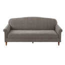 Loveseat Sofa With Rolled Arm For Living Room - Brown by HouseOfZazla