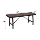 Mariatu - Bench - Oak & Black
