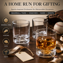 Baseball Whiskey Glass - 12oz