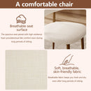 Upholstered Dining Chairs For Dining Room (Set of 2) - Beige
