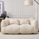 Comfortable Dual Beanbag Chair With High Resilience Foam Core For 2 People by HouseOfZazla