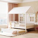 House Bed With Twin Size Trundle, Daybed by HouseOfZazla