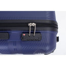 Hardshell Suitcase Spinner Wheels PP Luggage Sets Lightweight Durable Suitcase with TSA Lock,3-Piece Set (20/24/28), Navy