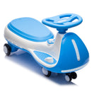12V Electric Wiggle Ride On Car with Dual Motors & LED Lights