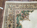 6' X 9' Vintage Handmade India Open Field Tribal Wool Rug Carpet Medallion Nice