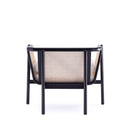 Versailles - Accent Armchair With Rattan Frame - Cream by HouseOfZazla