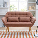 50" width Loveseat sofa - Ergonomic with pillow