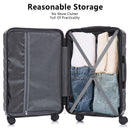 3 Pieces Set 20" / 24" / 28" Spinner Wheel Luggage With Combination Lock by HouseOfZazla