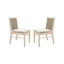 Cordoba - Dining Chair (Set of 2) Comfortable Armless Chairs - Beige