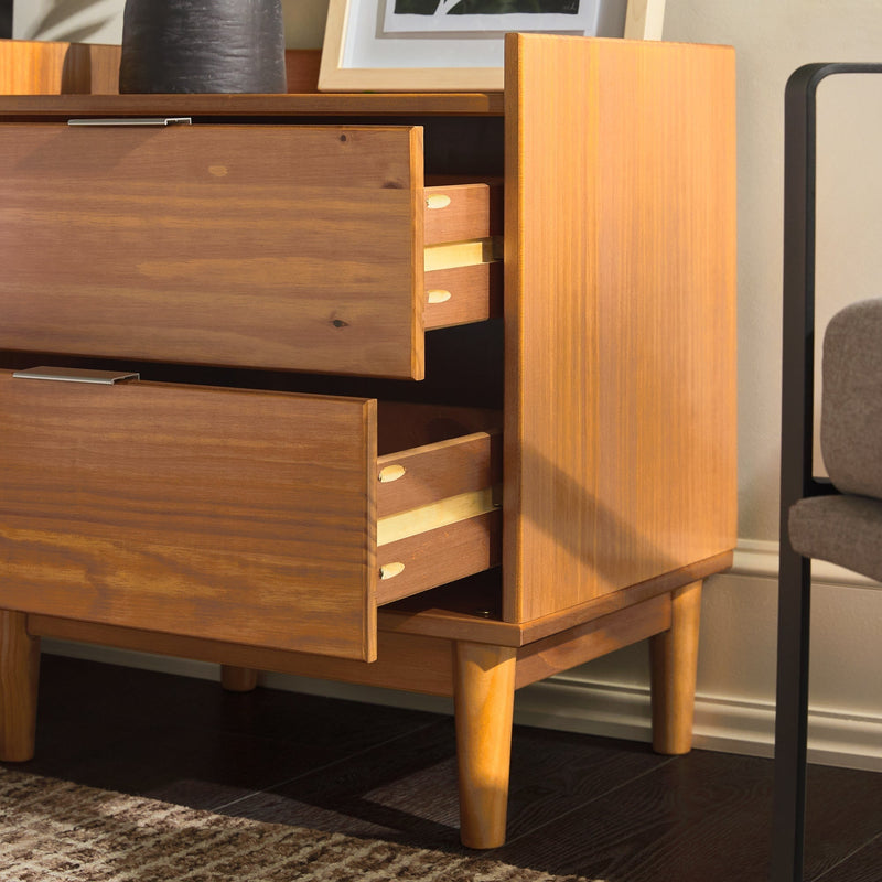 Lee Mid-Century Modern Wood Nightstand