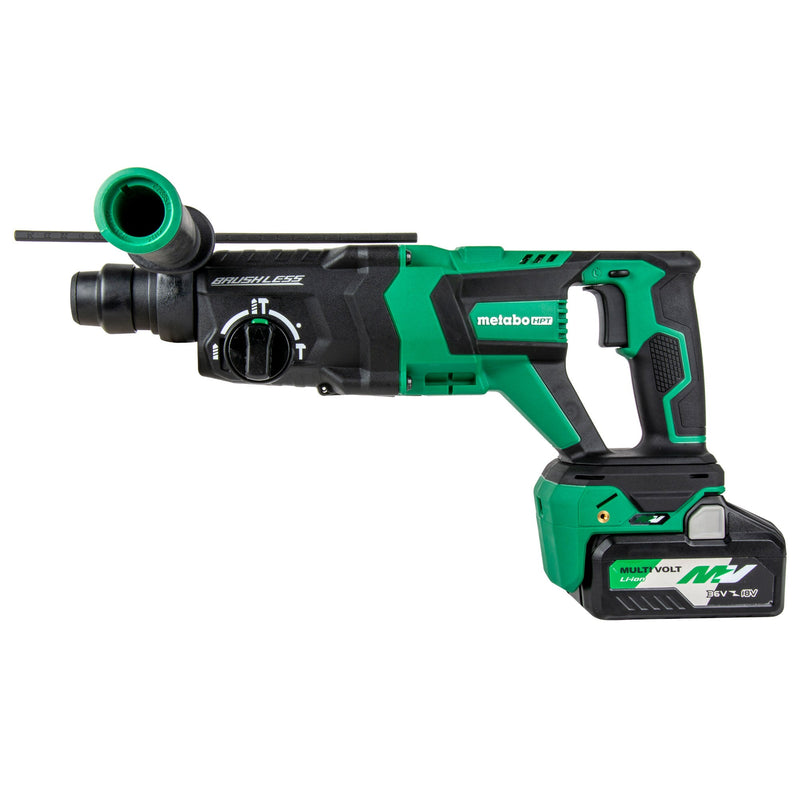 Metabo HPT DH3628DDM 36V MultiVolt Brushless SDS Plus 1-1/8" D-Handle Rotary Hammer