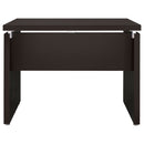 Ulloa - L Shape Desk With Mobile File Cabinet - Cappuccino