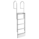 Retractable Dock Ladder, 5 Steps, Aluminum Alloy with Auto-Lift Float by HouseOfZazla