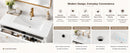 36 Inch Elegant Modern Bathroom Vanity with Sink