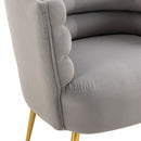 Accent Chair, leisure single chair with Golden feet