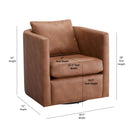 Sutton - Swivel Barrel Chair by HouseOfZazla