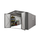 Outdoor Storage Shed With Lockable Doors by HouseOfZazla