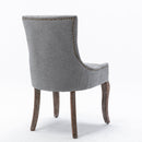 Ultra - Side Dining Chair, Nail Head (Set of 2) by HouseOfZazla