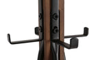 Reclaimed Wood And Metal Freestanding Coat Rack With Hooks Use In Bedroom, Living Room - Natural by HouseOfZazla