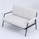 Modern Metal Frame Sofa With Sponge Filling For Compact Spaces And Versatile Use by Unique Piece Furniture