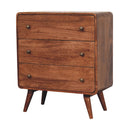 Solid Wood Curved Honey Dresser