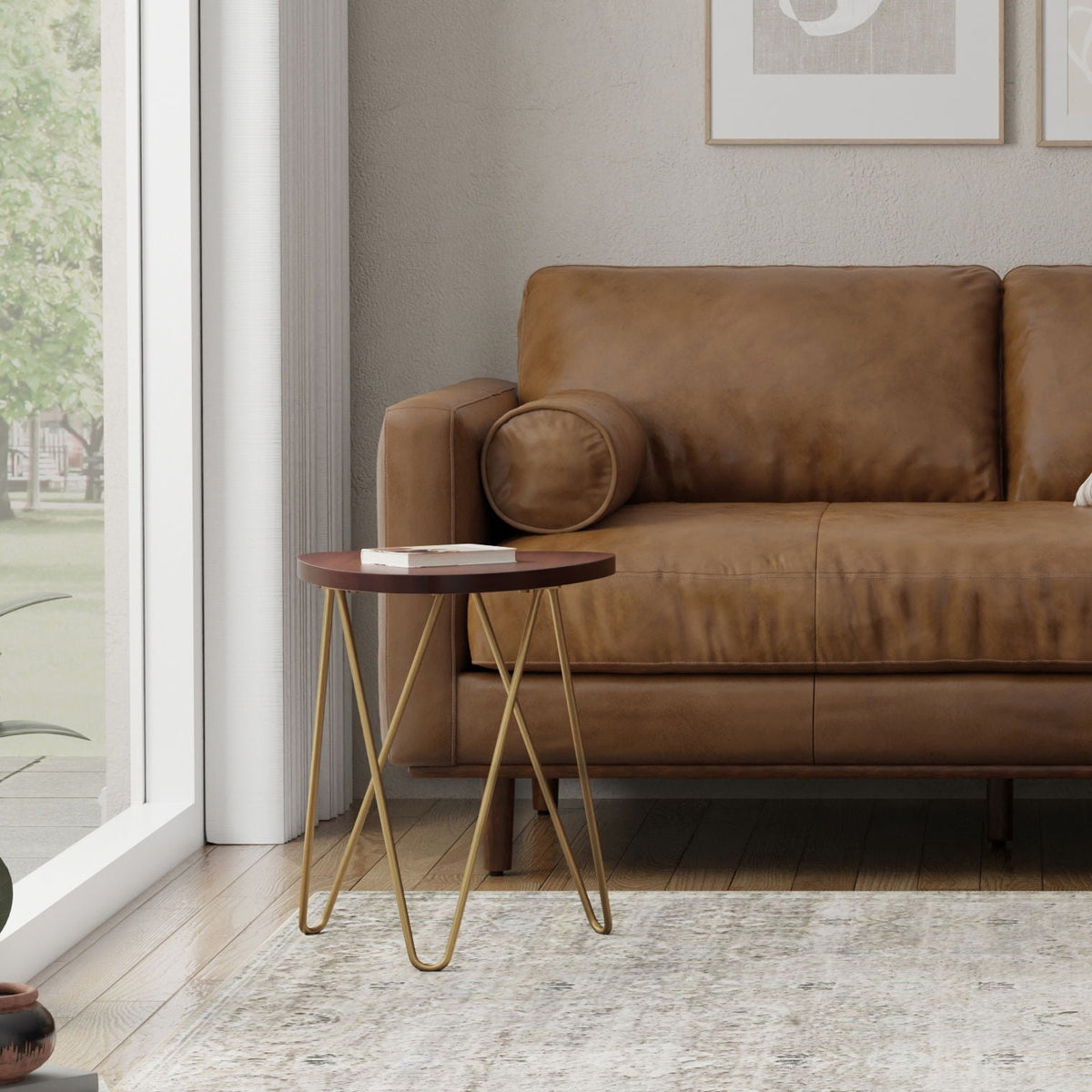 Patrice - Handcrafted Metal And Wood Accent Table, photo 11 of 15
