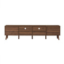 TV Stand With Drawers And Cable Management - Walnut by HouseOfZazla