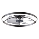 Smart Ceiling Fan with LED Light, 7 Blades Modern Metal Design by HouseOfZazla