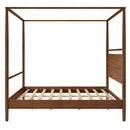 Canopy Bed Frame With 4 Posters by HouseOfZazla