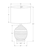 Lighting, Table Lamp, Ceramic, Transitional - Black by HouseOfZazla