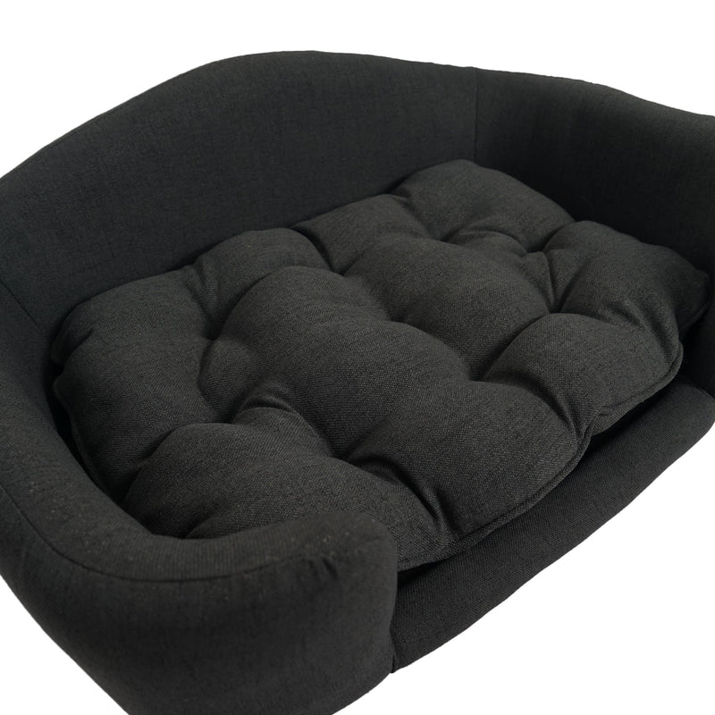 Elevated Dog Bed Frame for Small Dogs with Rubber Wood Legs, photo 8 of 10