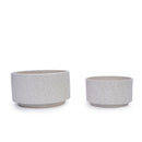 2 Pieces Flowerpot, Planter For Patio, Garden Or Windowsills - Milk White