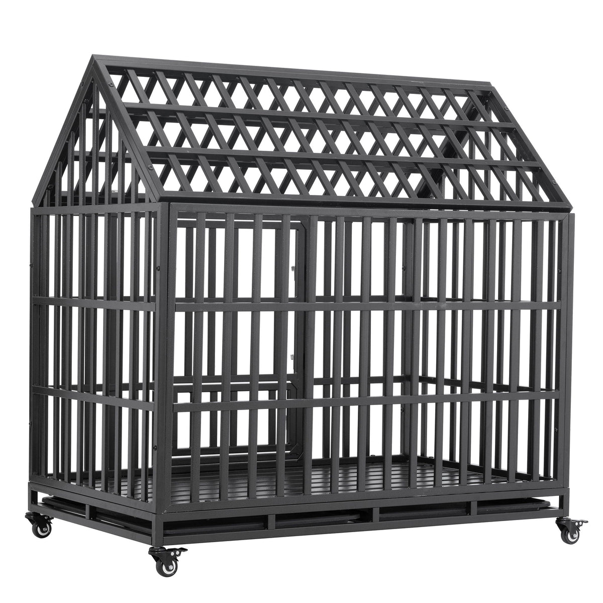 Heavy Duty Dog Crate Lockable Wheels, photo 34 of 40