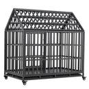 Heavy Duty Dog Crate Lockable Wheels