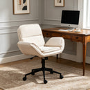 Criss Cross Swivel Desk Chair With Adjustable Armrests & Wheels For Home Office by HouseOfZazla
