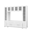 Wall Unit Modern Entertainment Center With Glass Doors by HouseOfZazla
