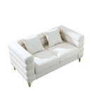3-seater + 2-seater Combination sofa.White teddy(Ivory)