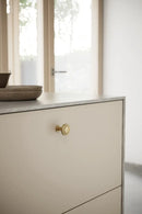 Dark Brushed Gold "Chateau" Cabinet Knobs and Drawer Pull